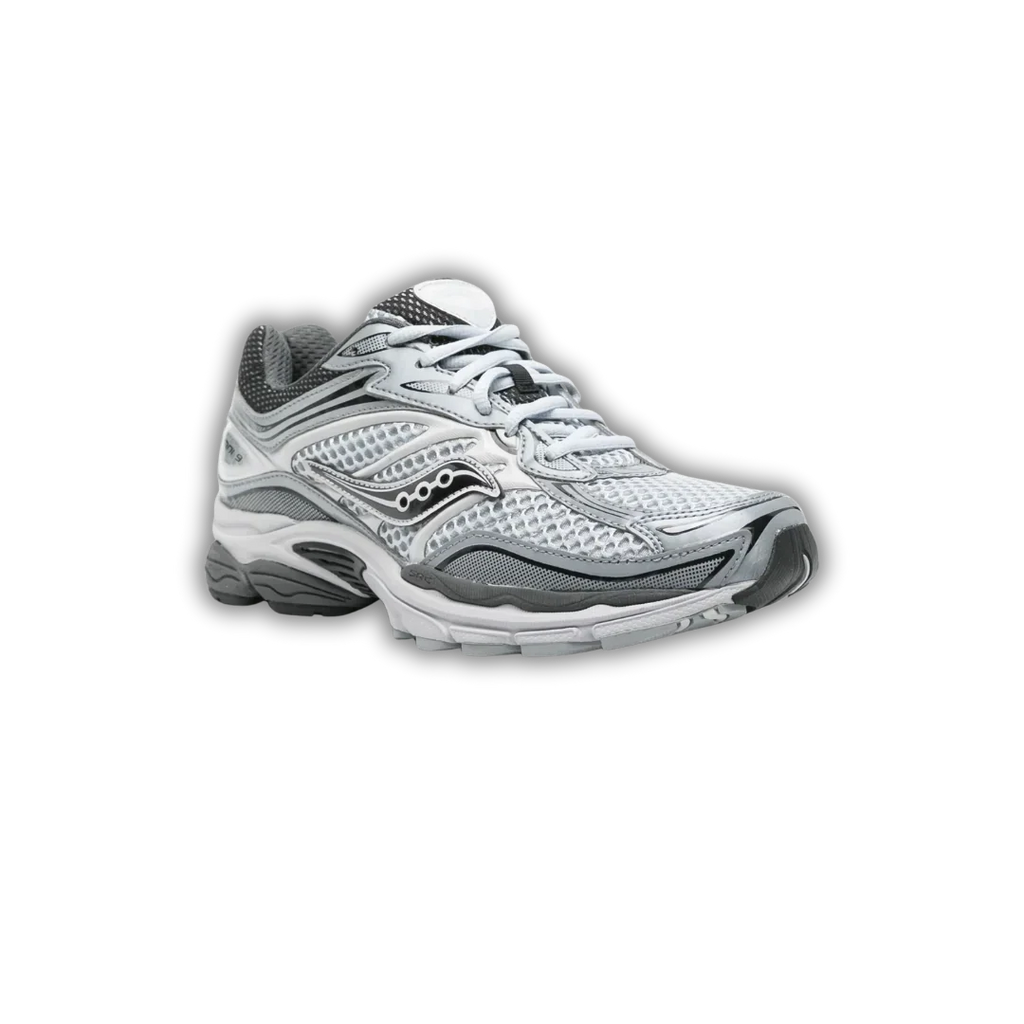 SAUCONY OMNI 9 WHITE AND GREY